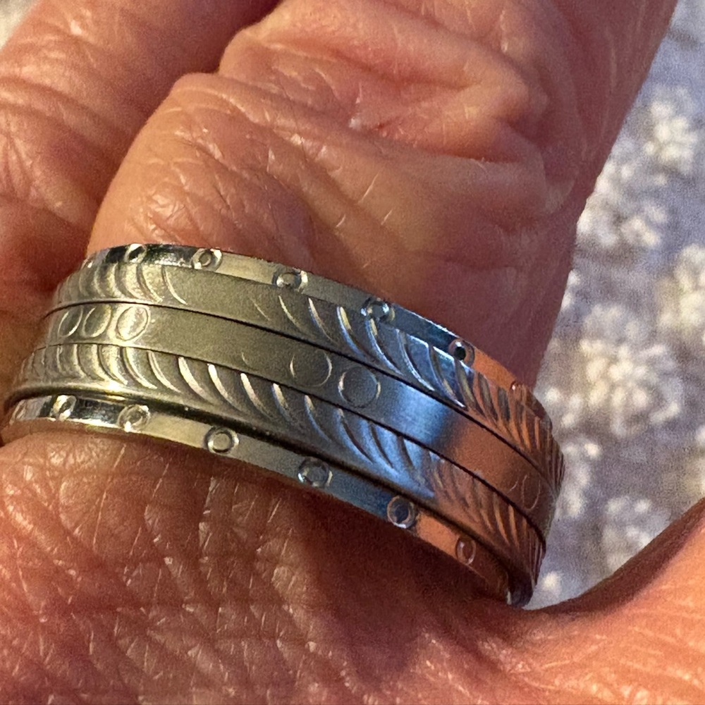 Ring- Men’s size 9 1/2 Ring stainless steel nwt SR10
